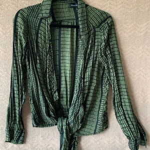 Manaola wrap blouse